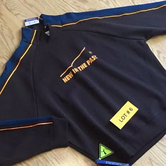 NWT PUMA sweatshirt in brown with blue & orange